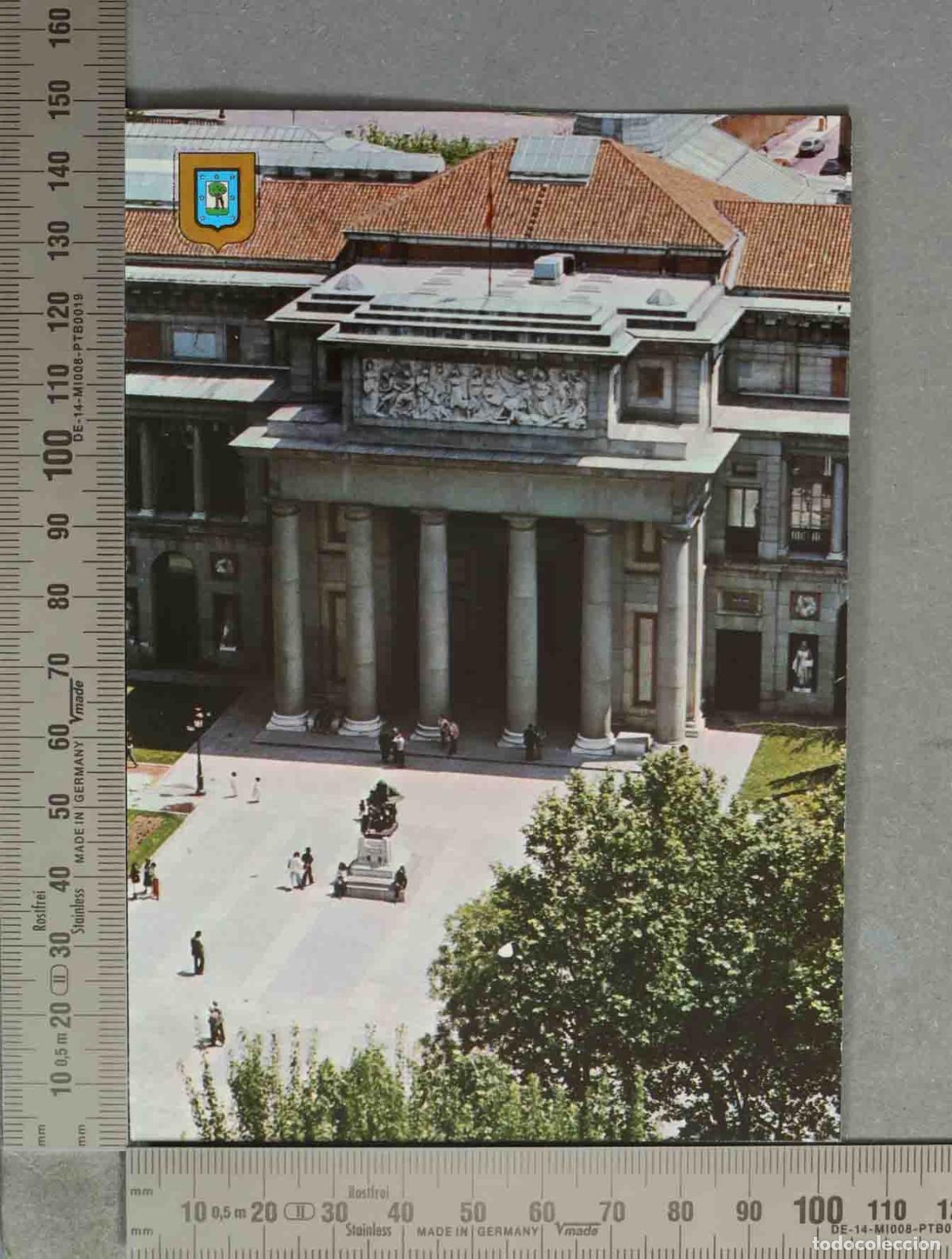 Postales: POSTAL. Madrid - Museo del Prado - Puerta de Vel&aacute;zquez