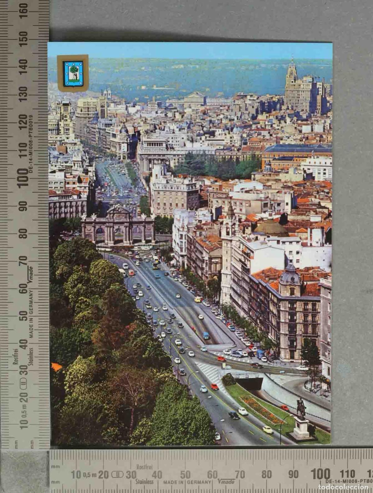 Postales: POSTAL. Madrid - Calle de Alcal&aacute; y Puerta de Alcal&aacute; - Ediciones Dom&iacute;nguez
