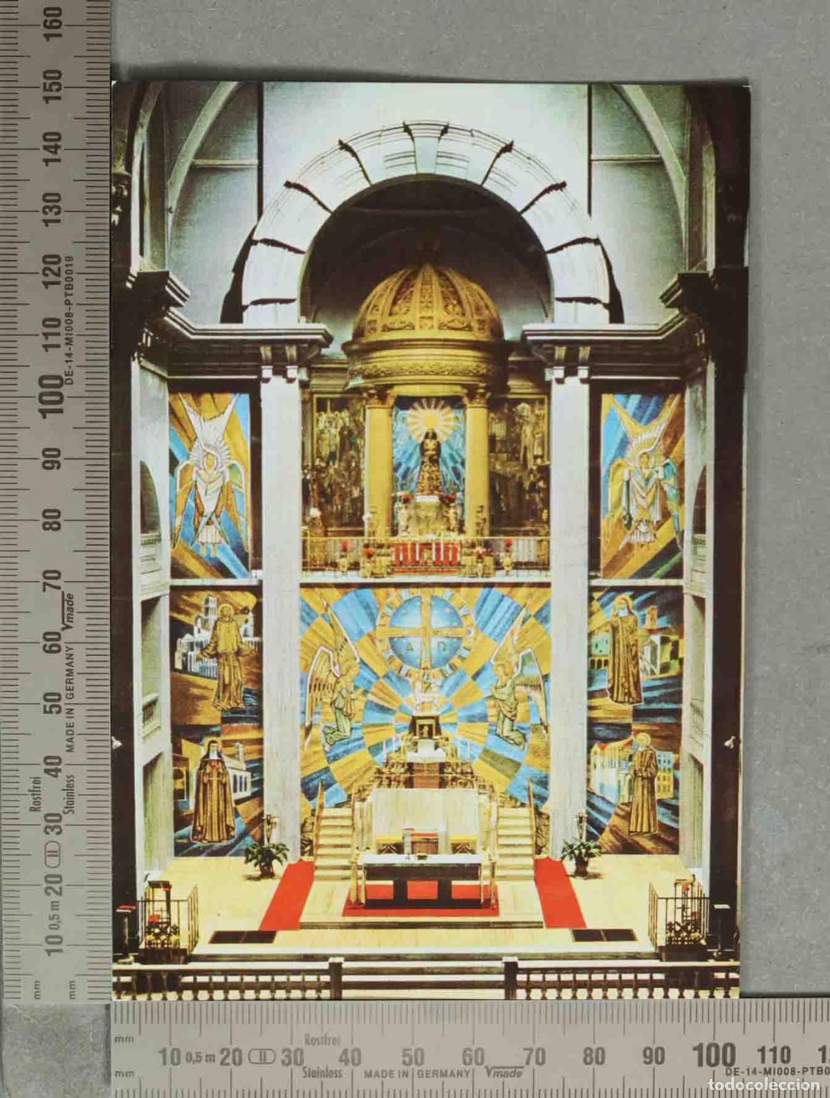 Postales: POSTAL. Madrid - Bas&iacute;lica de Nuestro Padre Jes&uacute;s de Medinaceli - Altar Mayor - Santiago Padr&oacute;s El&iacute;a