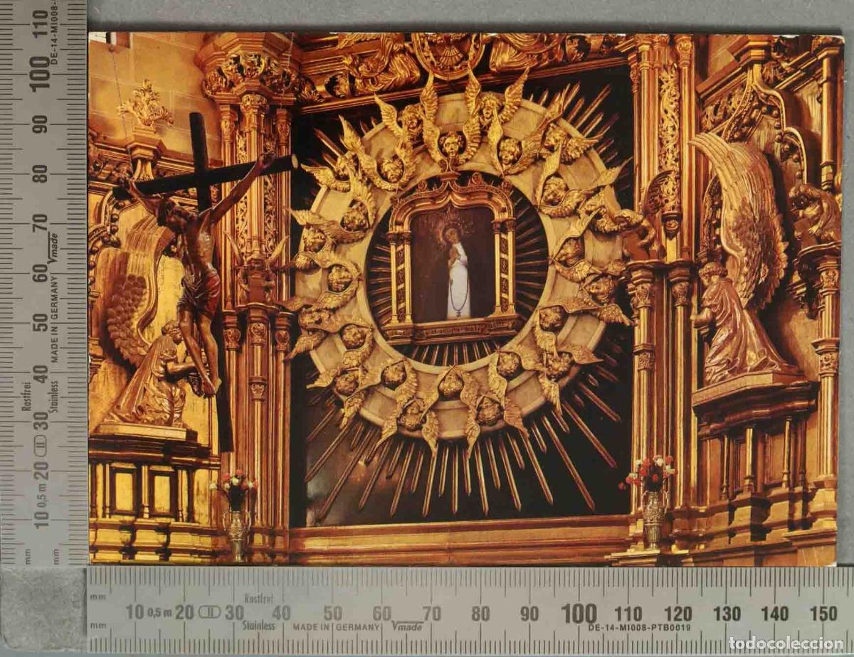 Postales: POSTAL. Madrid - Iglesia de la Virgen de la Paloma - Altar de la Virgen -