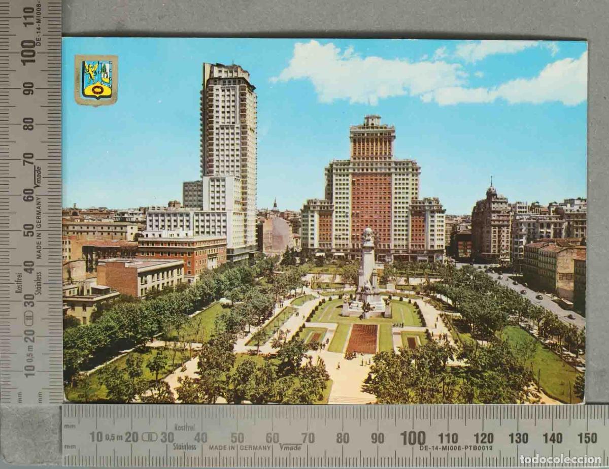 Postales: POSTAL. Madrid - Plaza de Espa&ntilde;a -