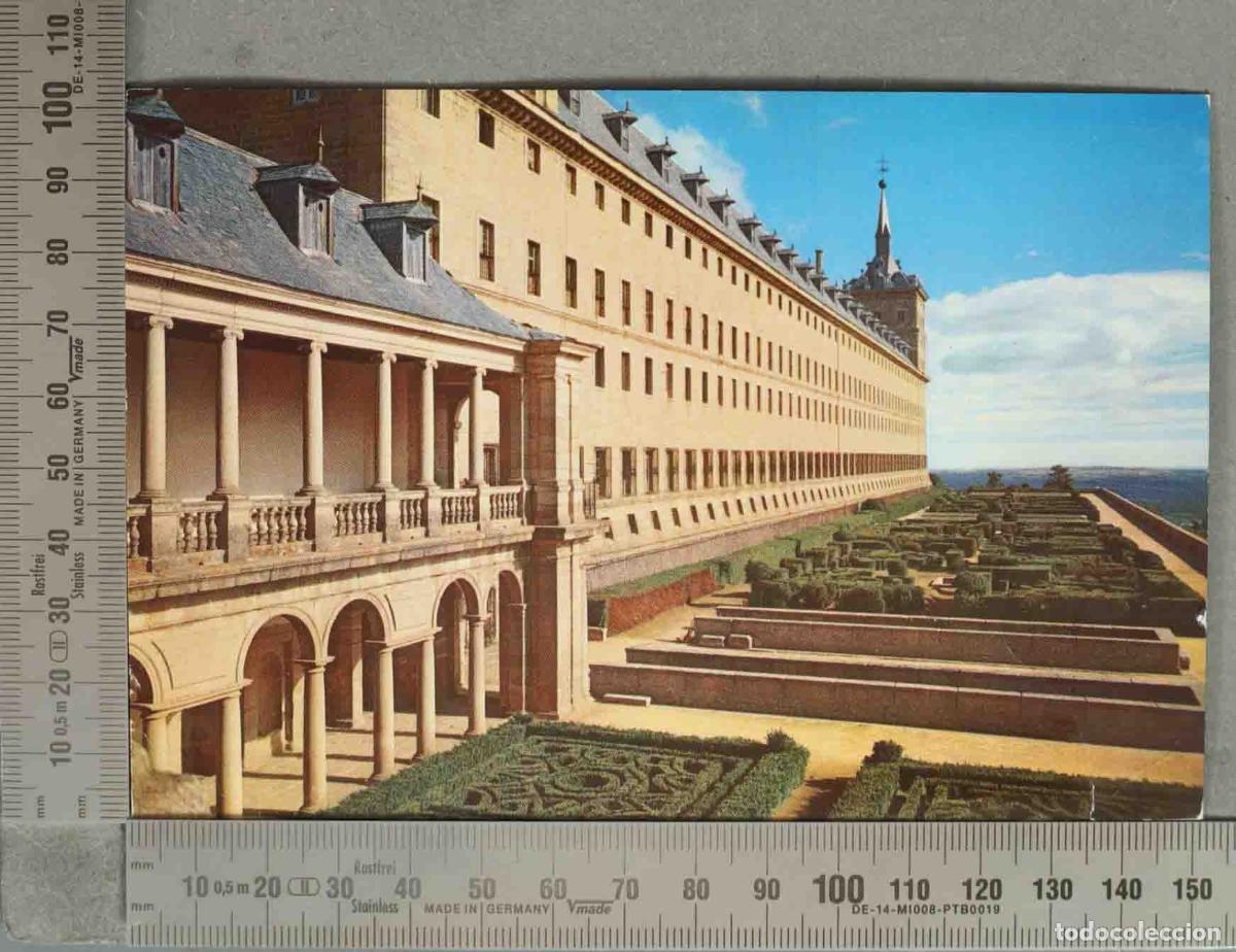 Postales: POSTAL. Monasterio de El Escorial - El Jardin de los Frailes - Editorial Patrimonio Nacional