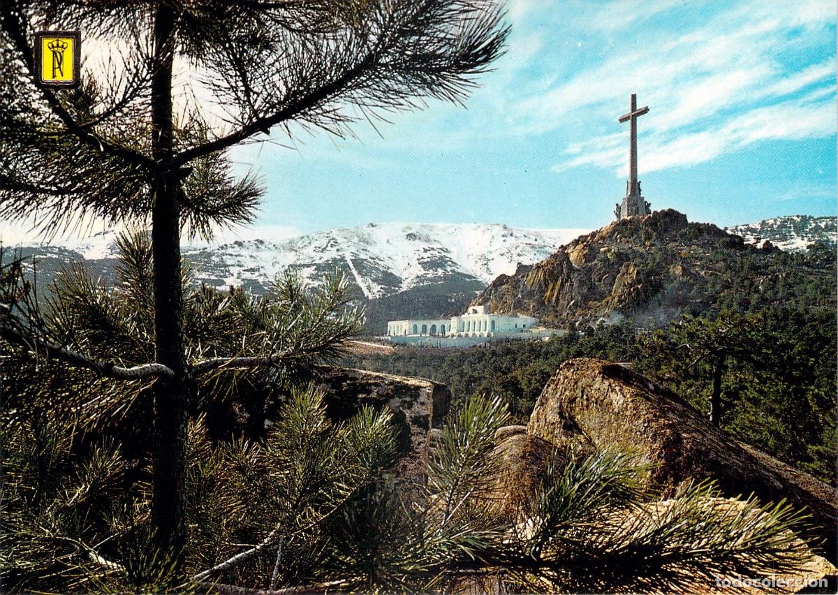 Postales: Postal de la Santa Cruz del Valle de los Ca&iacute;dos y Sierra de Madrid