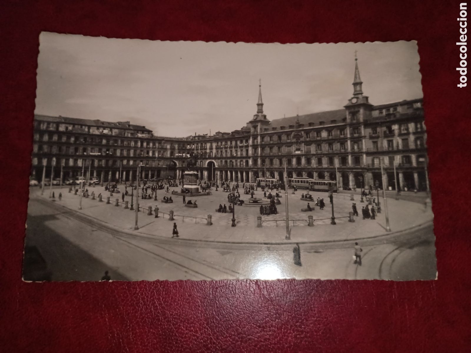 Postales: MADRID - PLAZA MAYOR - HELIOTIPIA ART&Iacute;STICA ESPA&Ntilde;OLA