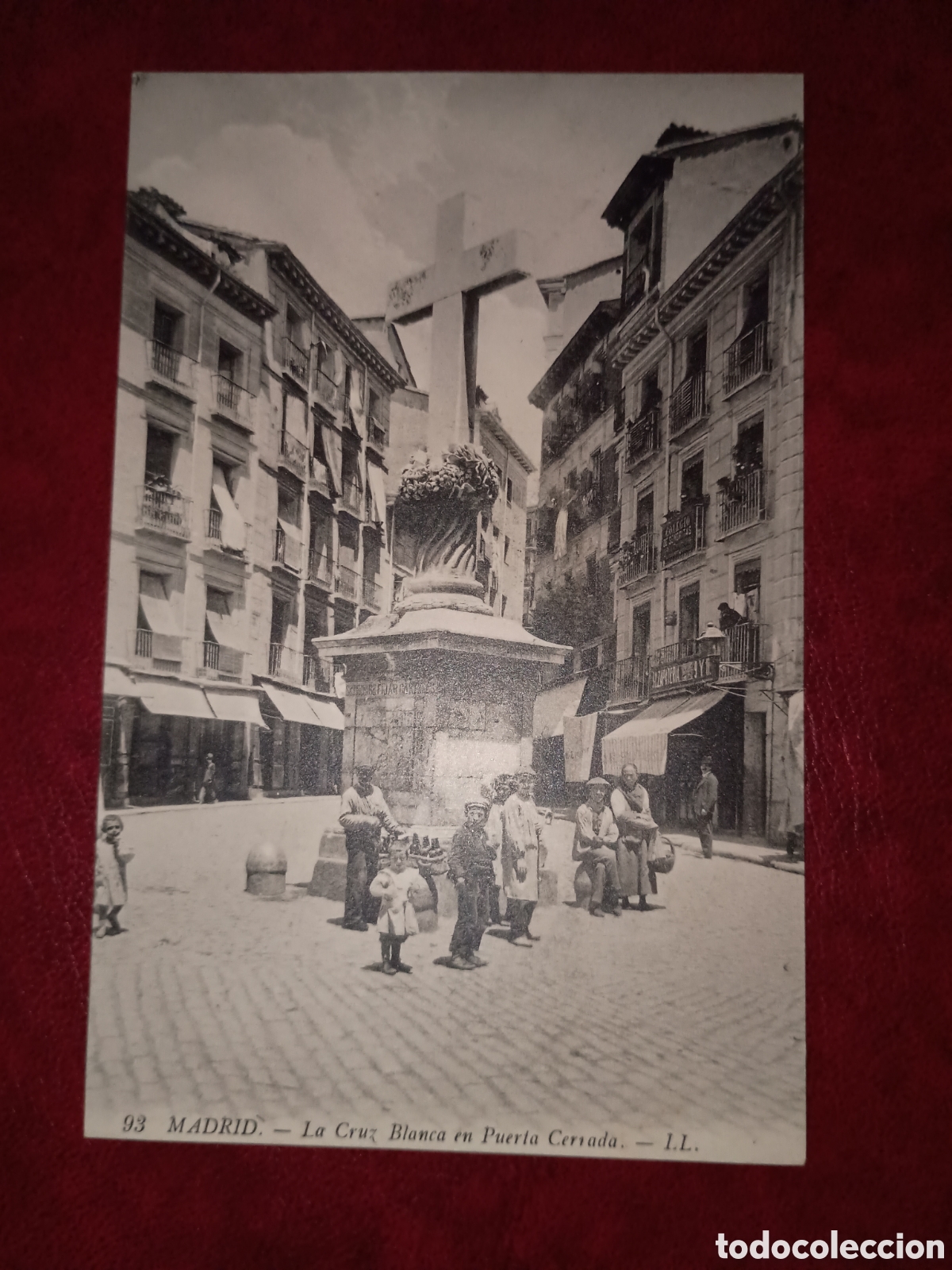 Postales: MADRID - LA CRUZ BLANCA DE PUERTA CERRADA - LL.