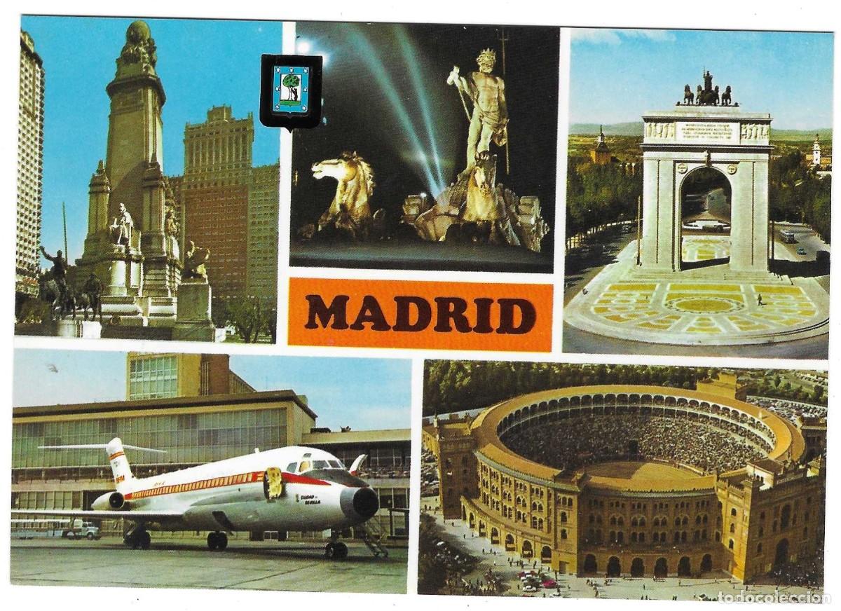 Postales: Postal Madrid. Varias vistas. ref. 7-madrid126