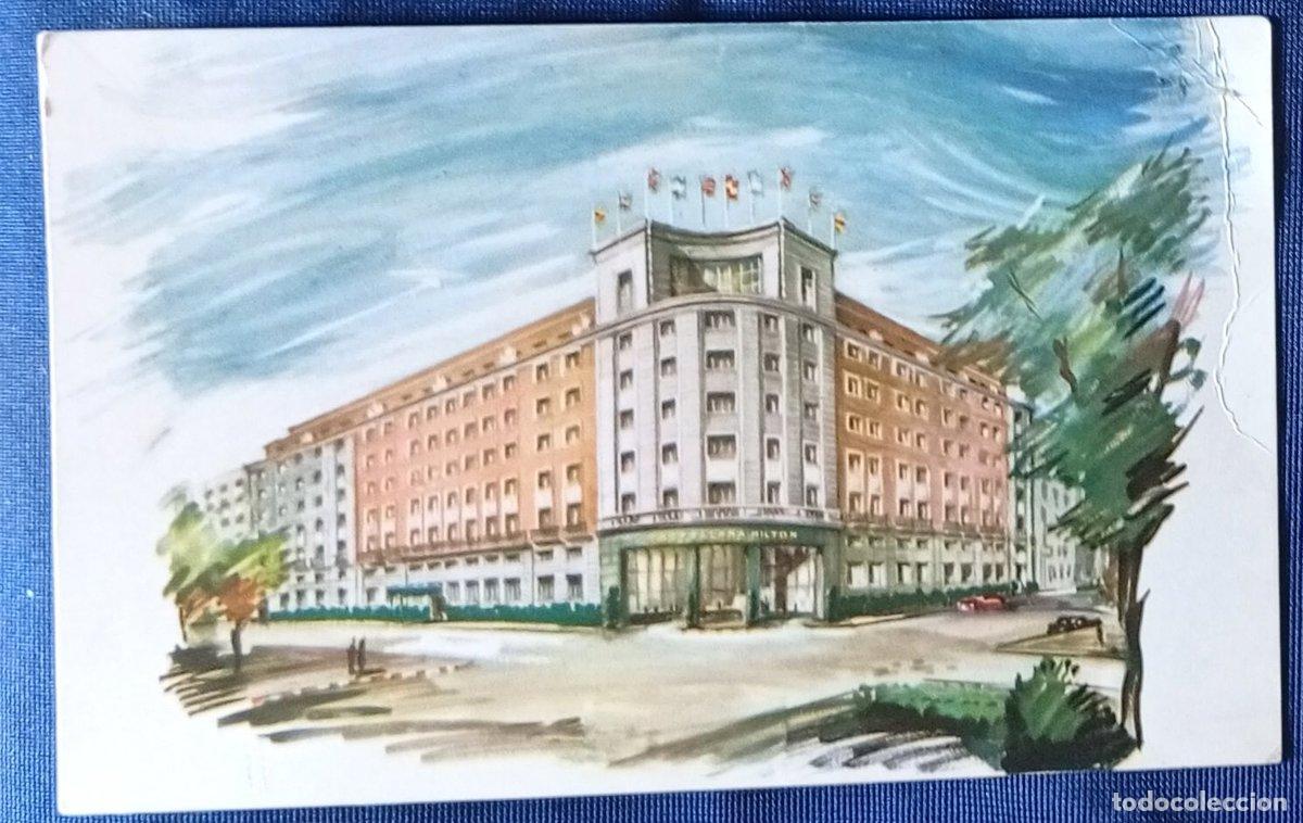 Postales: HOTEL CASTELLANA HILTON. MADRID. PRINTED IN SPAIN, S/F.