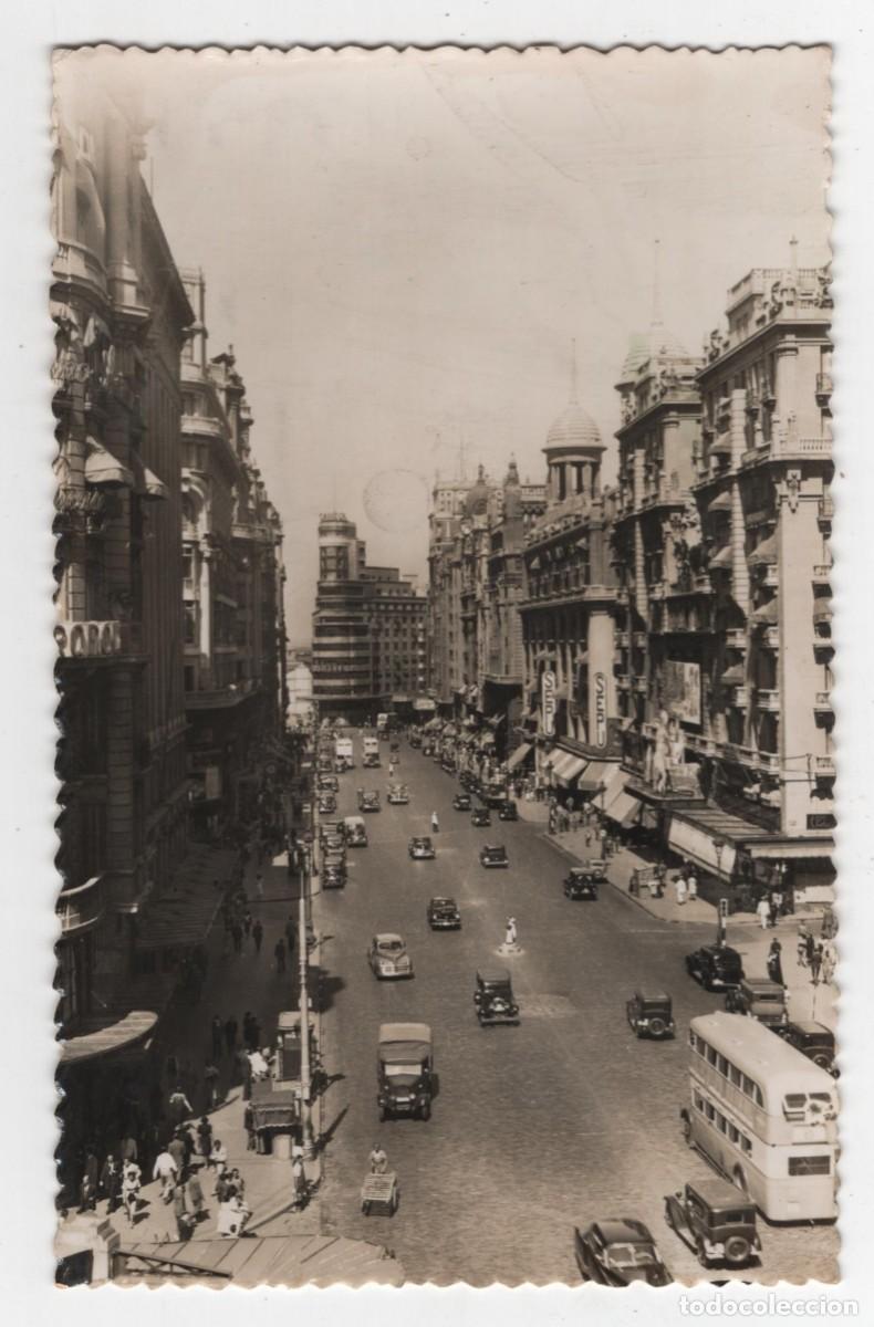 Postales: MADRID AVENIDA DE JOSE ANTONIO EDICIONES F. MOLINA ESCRITA