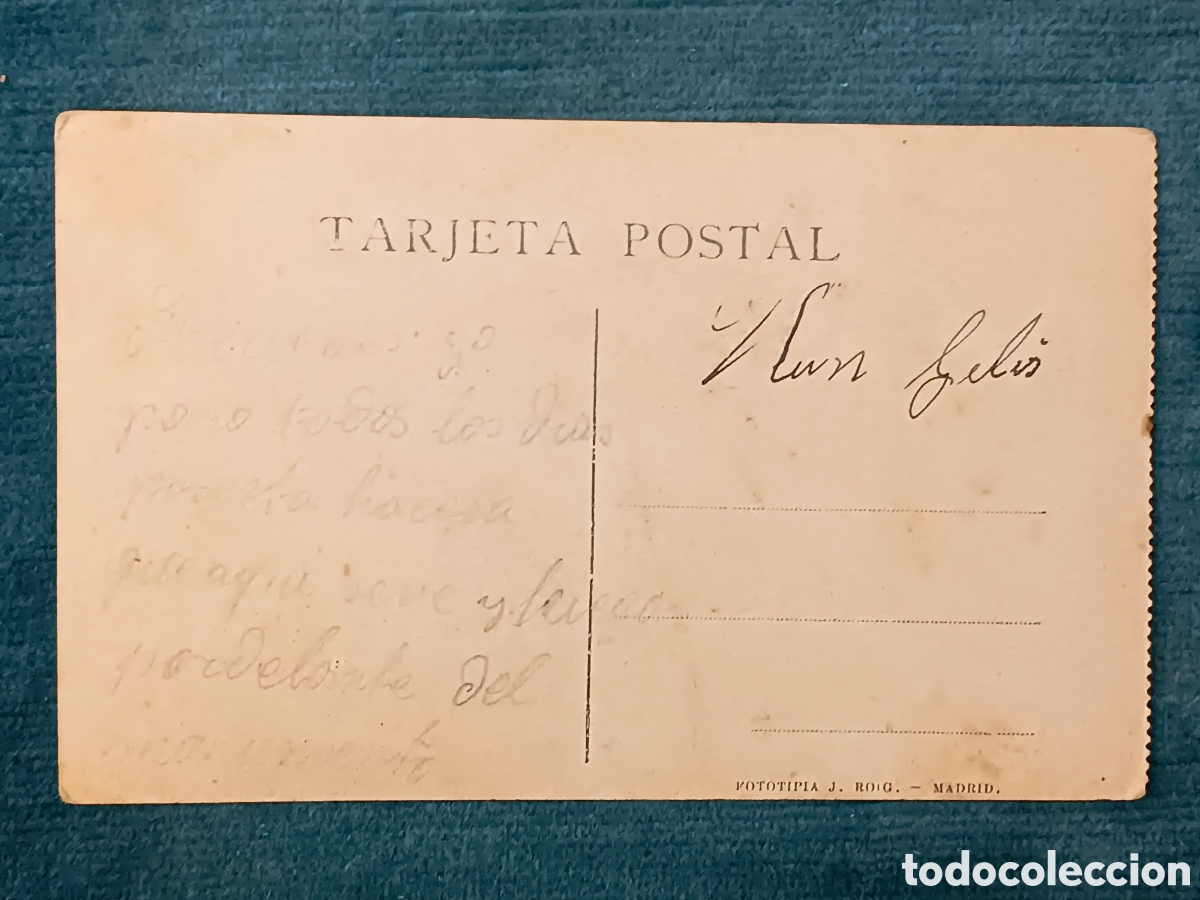 Postales: MADRID. Estatua de Arg&uuml;elles - Foto 2