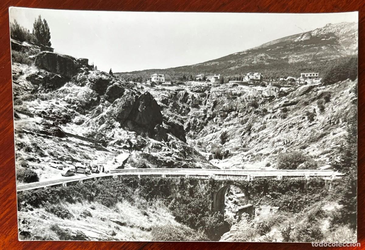 Postales: FOTO POSTAL DE MIRAFLORES DE LA SIERRA. PUENTE SOBRE EL RIO. EDICIONES VISTABELLA N&ordm; 6. SIN CIRCULAR