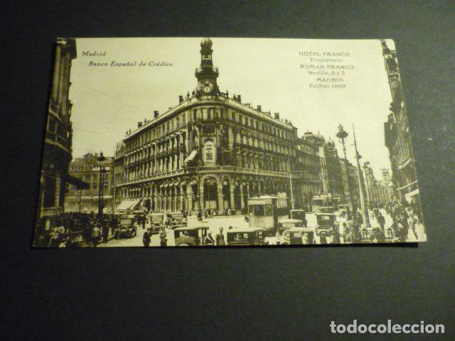 Postais: MADRID HOTEL FRANCO BANCO ESPA&Ntilde;OL DE CREDITO