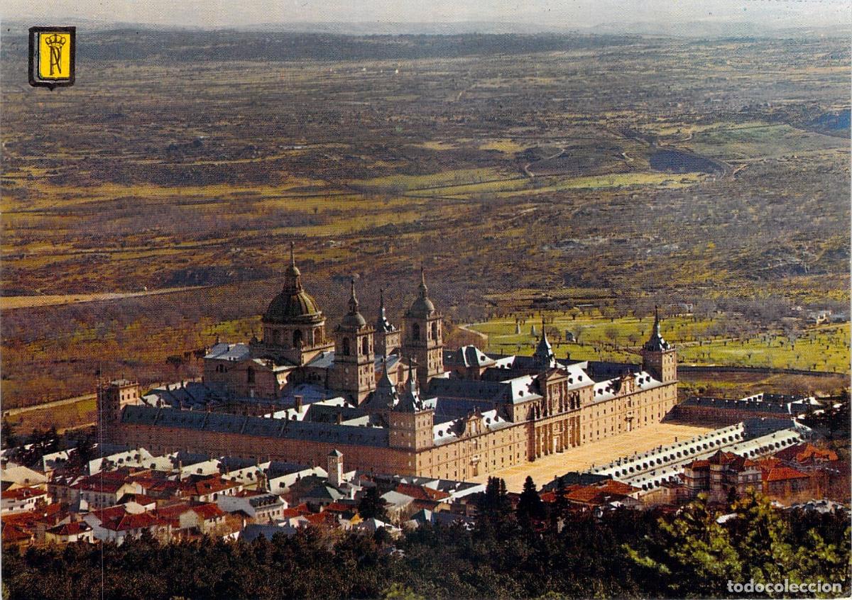 Postales: Postal del Monasterio de San Lorenzo de El Escorial Vista General