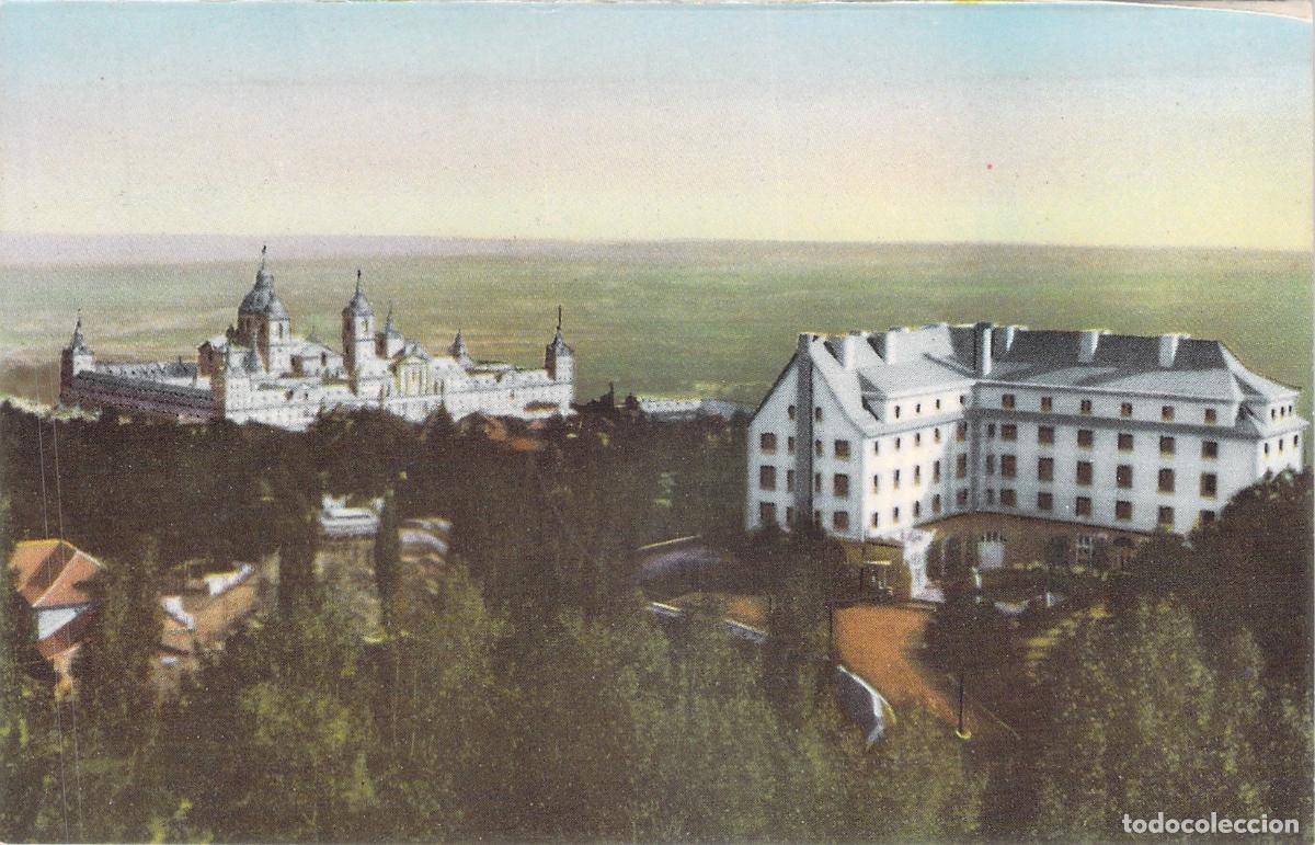 Postales: Postal Monasterio de El Escorial Vista General desde la Presa