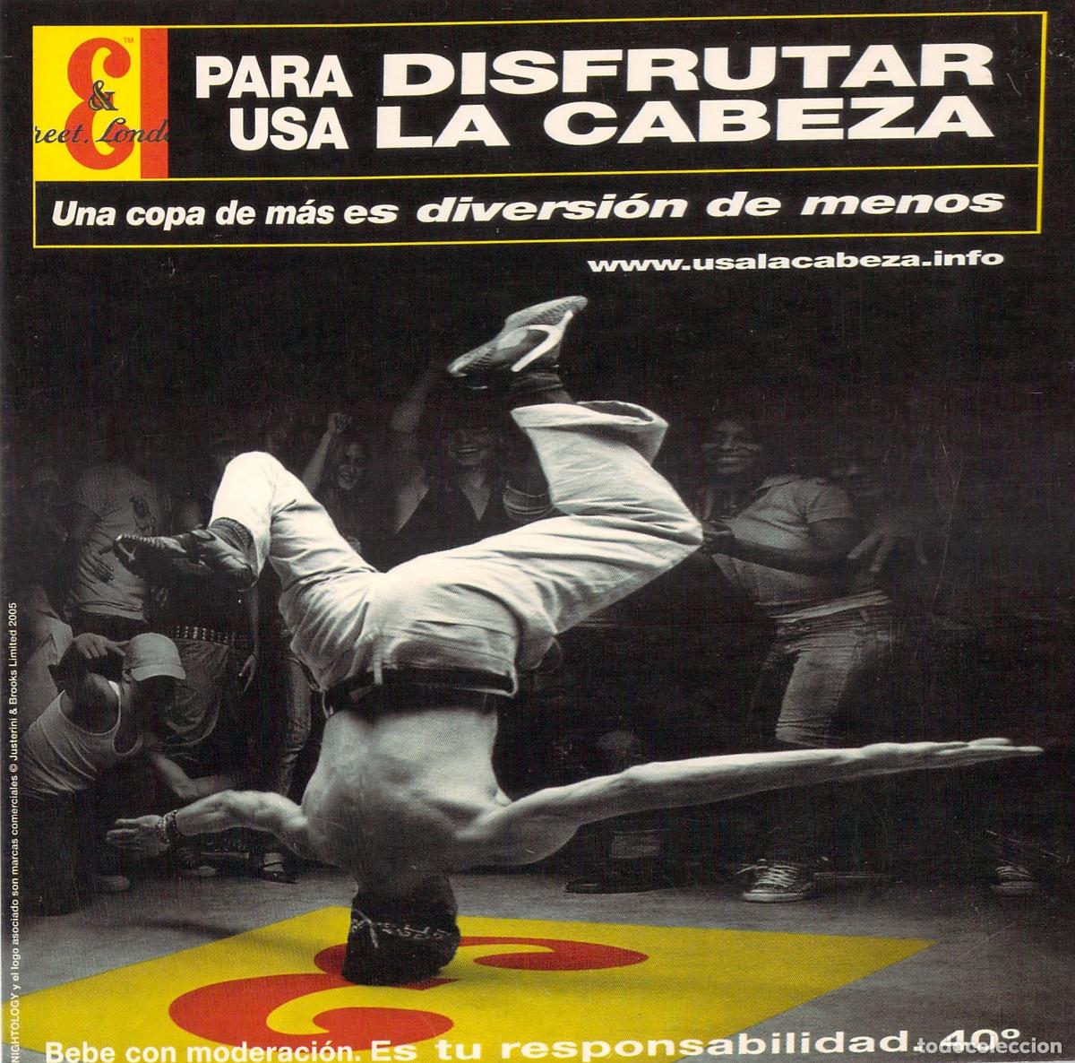 Postales: Postal Publicitaria de J&B Diageo Para Disfrutar Usa la Cabeza