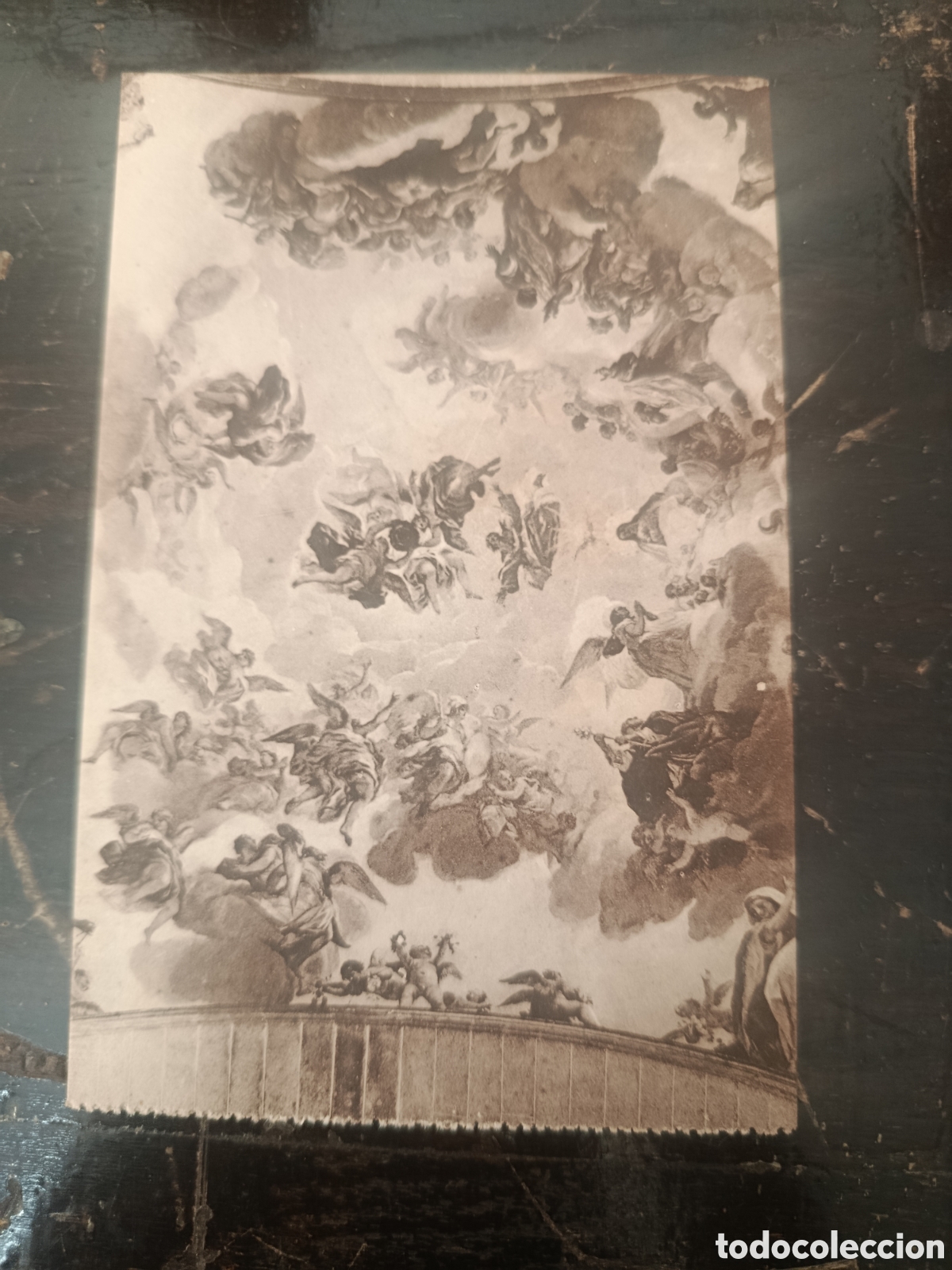 Postales: Postal 9 el escorial b&oacute;veda de la bas&iacute;lica misterio de la Encarnaci&oacute;n lucas jordan