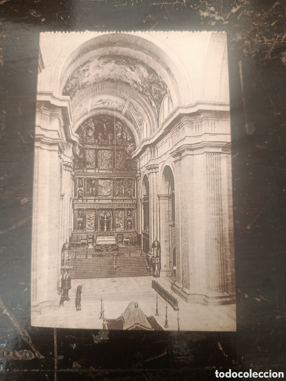 Postales: Postal 7 el escorial interior de la iglesia