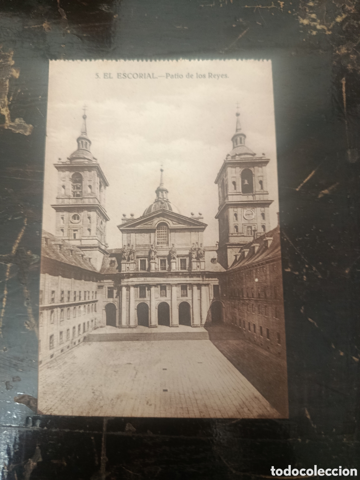Postales: Postal 5 el escorial patio de los reyes