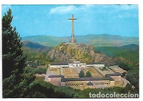 Postales: FACHADA POSTERIOR DEL MONUMENTO.- SANTA CRUZ DEL VALLE DE LOS CAIDOS.- MADRID