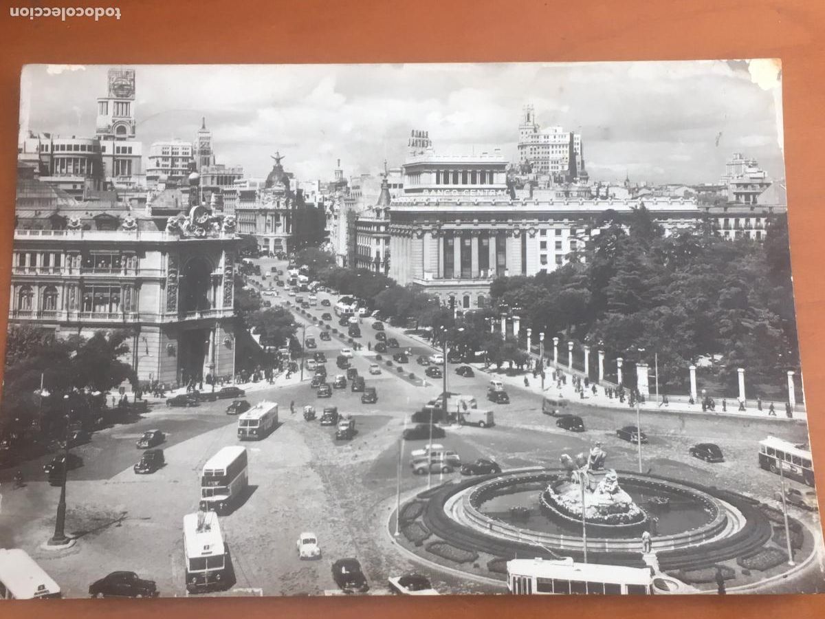 Postales: cibeles y calle alcala madrid postal original