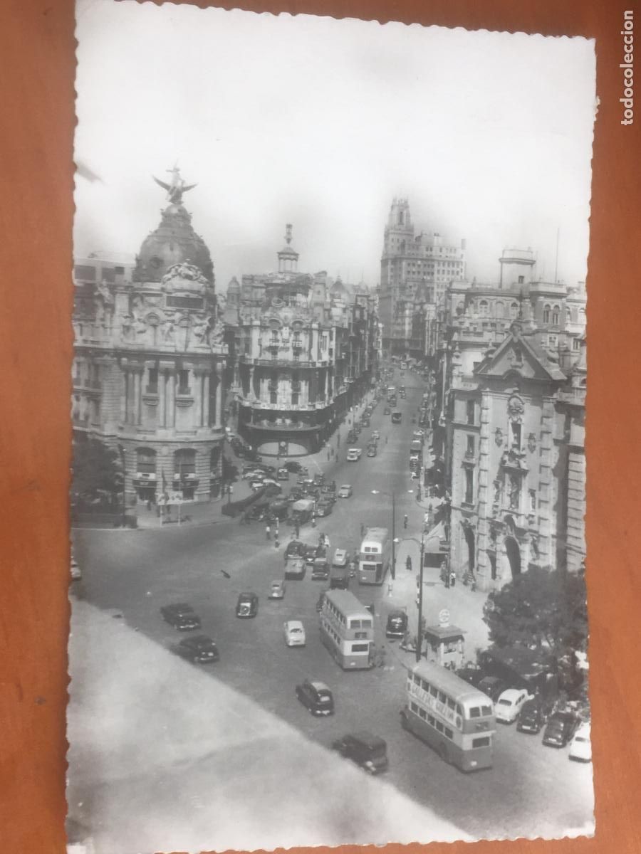 Postales: calle jose antonio madrid postal original fotografica circulada
