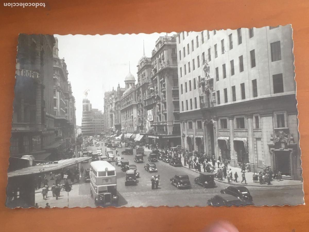 Postales: avenida jose antonio madrid postal original fotografica circulada