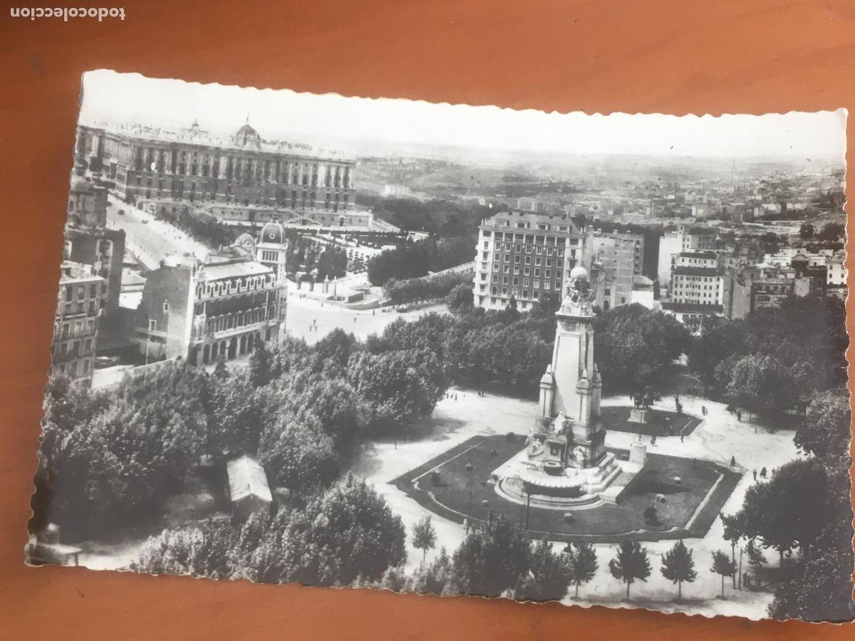 Postales: plaza de espa&ntilde;a madrid postal original fotografica circulada