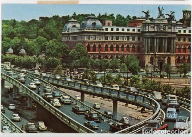 Postales: em04664 madrid glorieta del emperador carlos v 1968 carretero n&ordm;302 circulada muchos coches