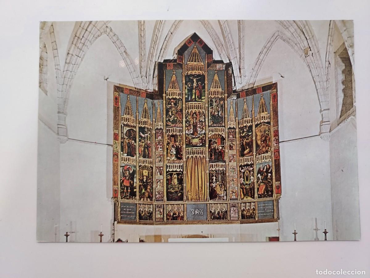 Postales: POSTAL ROBLEDO DE CHAVELA IGLESIA PARROQUIAL RETABLO ASUNCION. 1969. SIN CIRCULAR. MADRID
