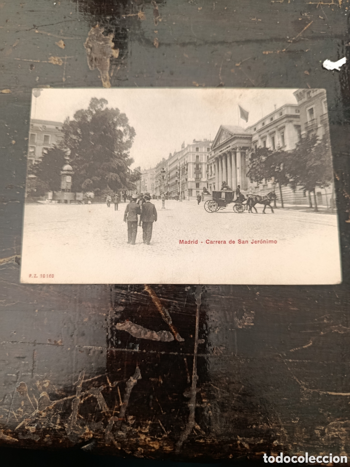 Postales: Postal de Madrid carrera de san Jer&oacute;nimo