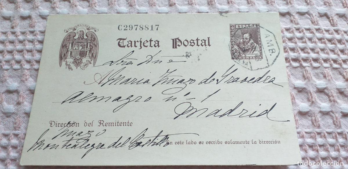 Postales: TARJETA POSTAL-V47-III--1943-140X90mm.