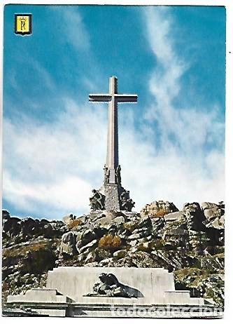 Postales: VISTA DE LA CRUZ DE FRENTE.- SANTA CRUZ DEL VALLE DE LOS CAIDOS.- MADRID