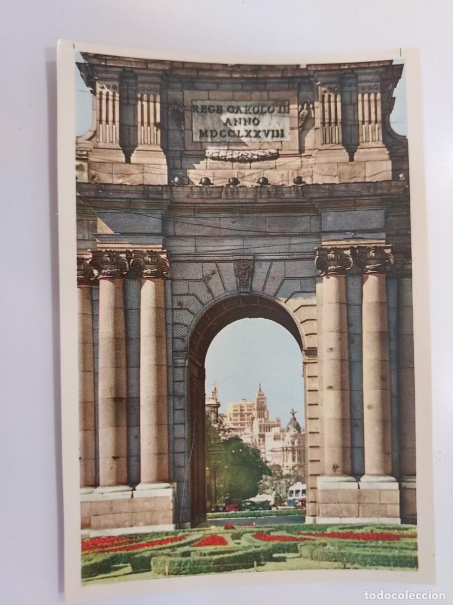Postales: POSTAL MADRID PUERTA DE ALCALA. A&Ntilde;OS 1950. SIN CIRCULAR. EDICIONES ALKIN