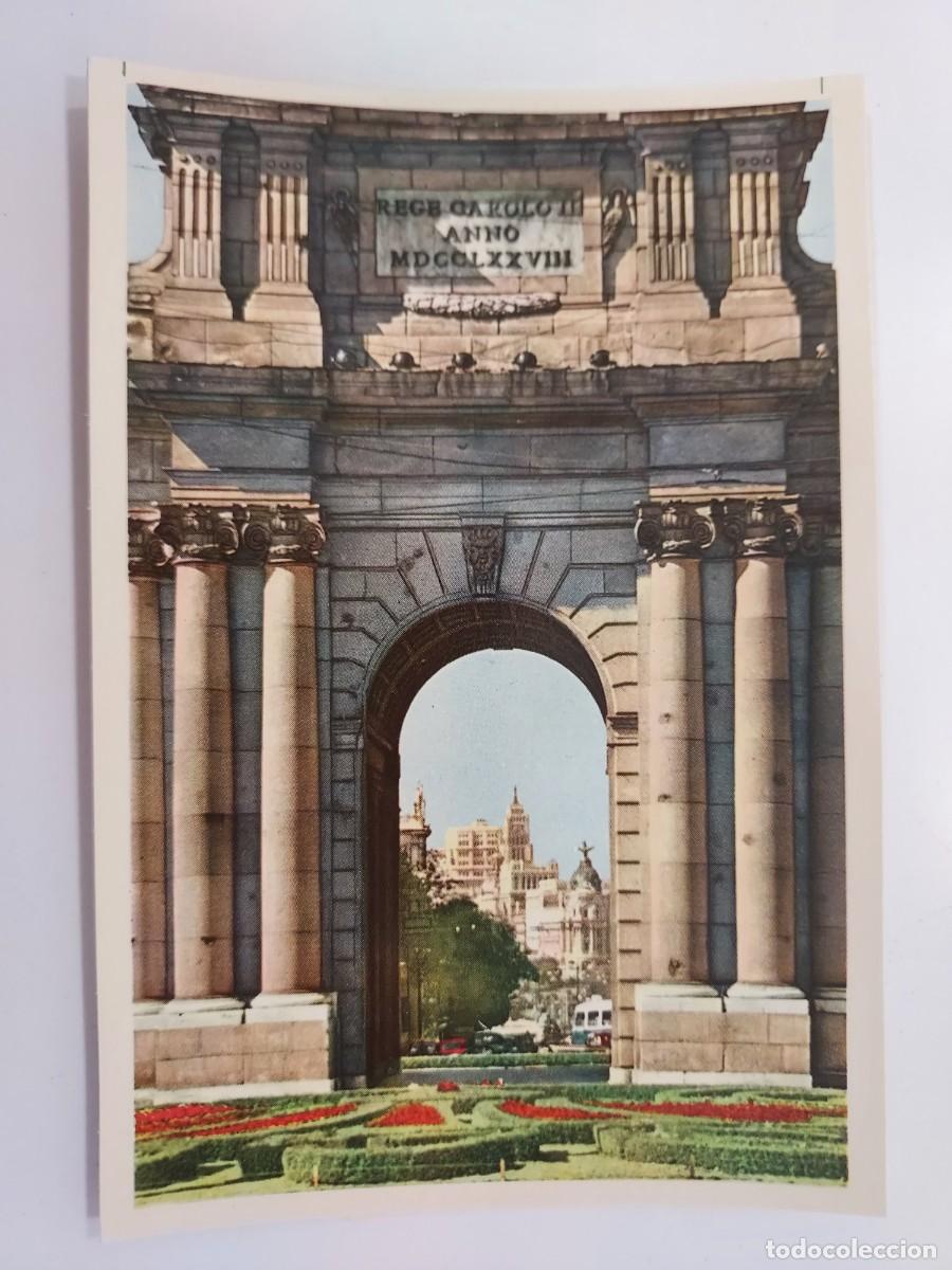 Postales: POSTAL MADRID PUERTA DE ALCALA. A&Ntilde;OS 1950. SIN CIRCULAR. EDICIONES ALKIN