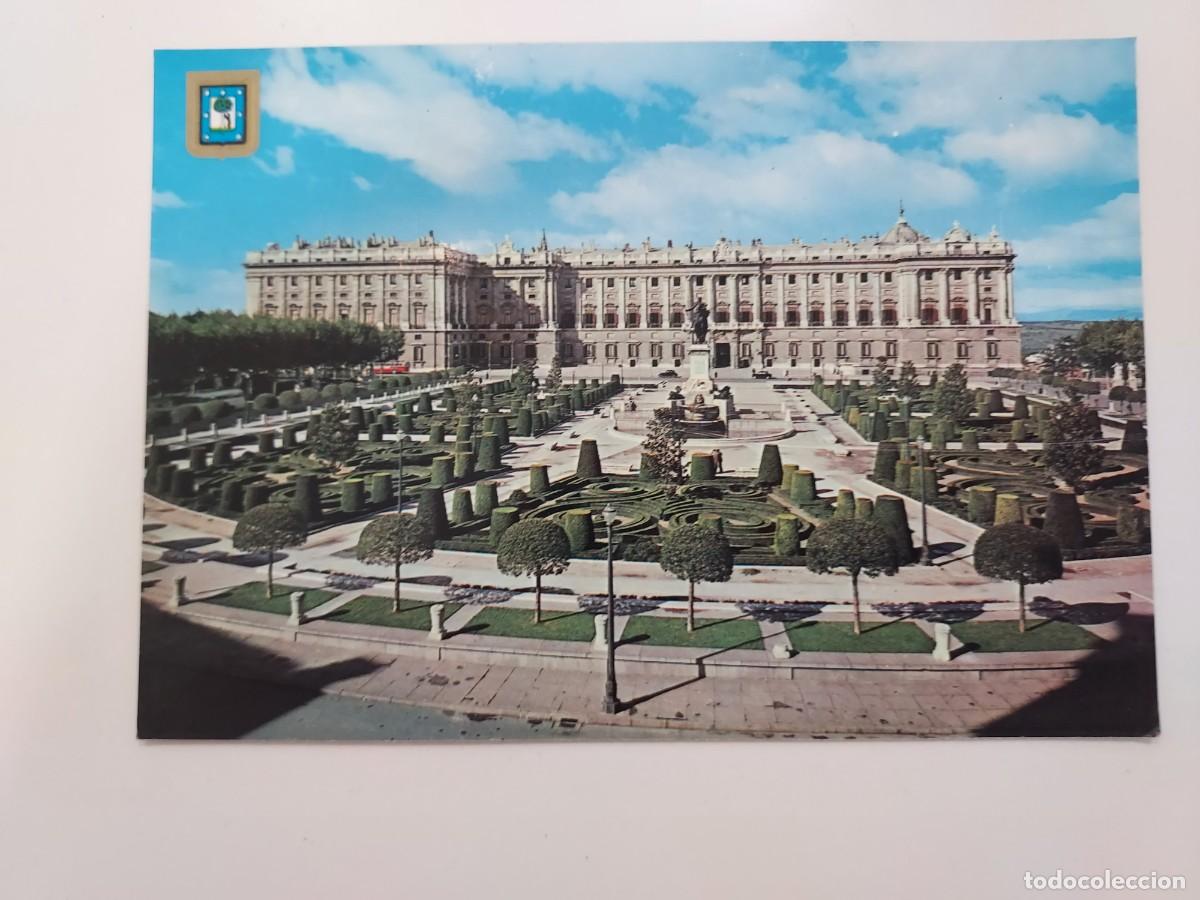 Postales: POSTAL MADRID PLAZA DE ORIENTE Y PALACIO REAL. SIN CIRCULAR. DL 1968