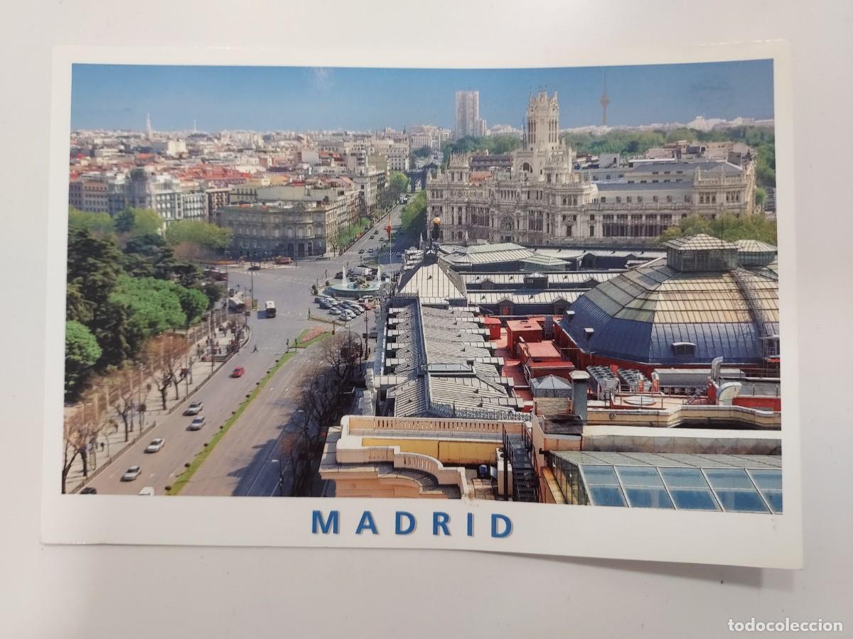 Postales: POSTAL MADRID PANORAMICA CIBELES AYUNTAMIENTO PIRULI. SIN CIRCULAR. FOTO I&Ntilde;AKI ZURUTUZA. 16X11
