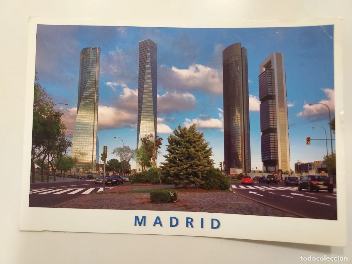 Postales: POSTAL MADRID TORRE CAJA MADRID SACYR CRISTAL ESPACIO. SIN CIRCULAR. IKA&Ntilde;I ZURUTUZA. 16X11
