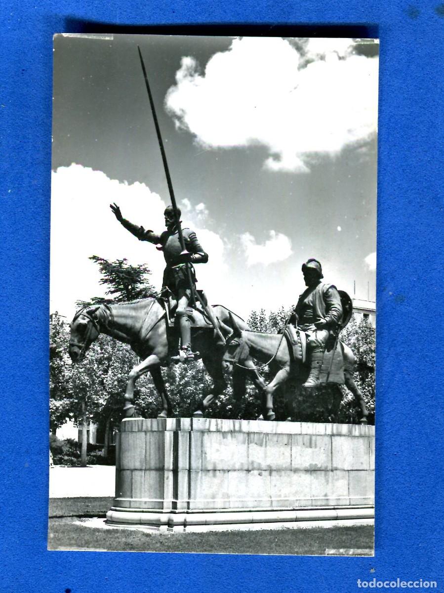 Postales: POSTAL CIRCULADA MADRID 37 DON QUIJOTE Y SANCHO PANZA EDITA DOMINGUEZ