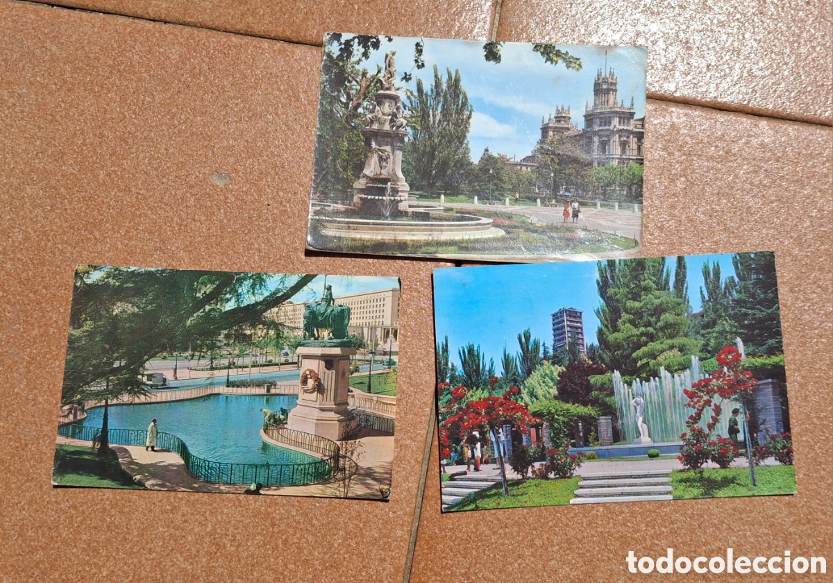 Postales: TRES POSTALES DE MADRID A&Ntilde;OS 60-70