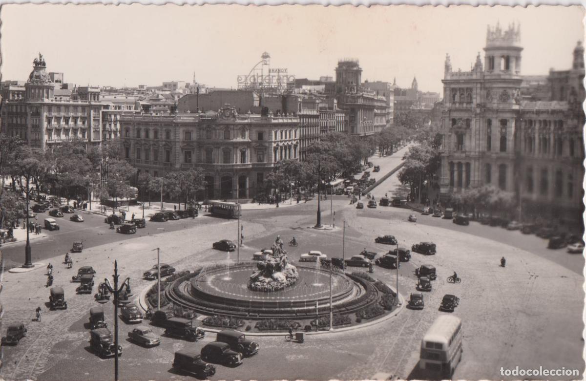 Postales: MADRID, FUENTE DE CIBELES Y CALLE DE ALCAL&Aacute; - GARCIA GARRABELLA 72 - S/C