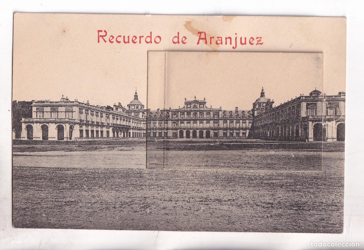 Postales: POSTAL. RECUERDO DE ARANJUEZ. CONTENIENTO EN SU INTERIOR 12 VISTAS EN ACORDE&Oacute;N. MADRID