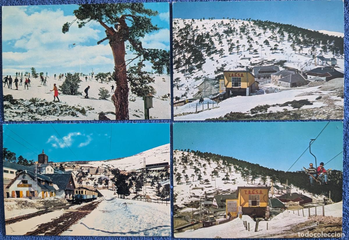 Postais: Puerto de Pajares - Parador y sstaci&oacute;n de esqu&iacute; - Finales a&ntilde;os 60