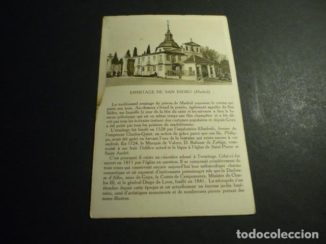 Postais: MADRID ERMITA DE SAN ISIDRO POSTAL CON PUBLICIDAD ALMACENES SANTA BARBARA