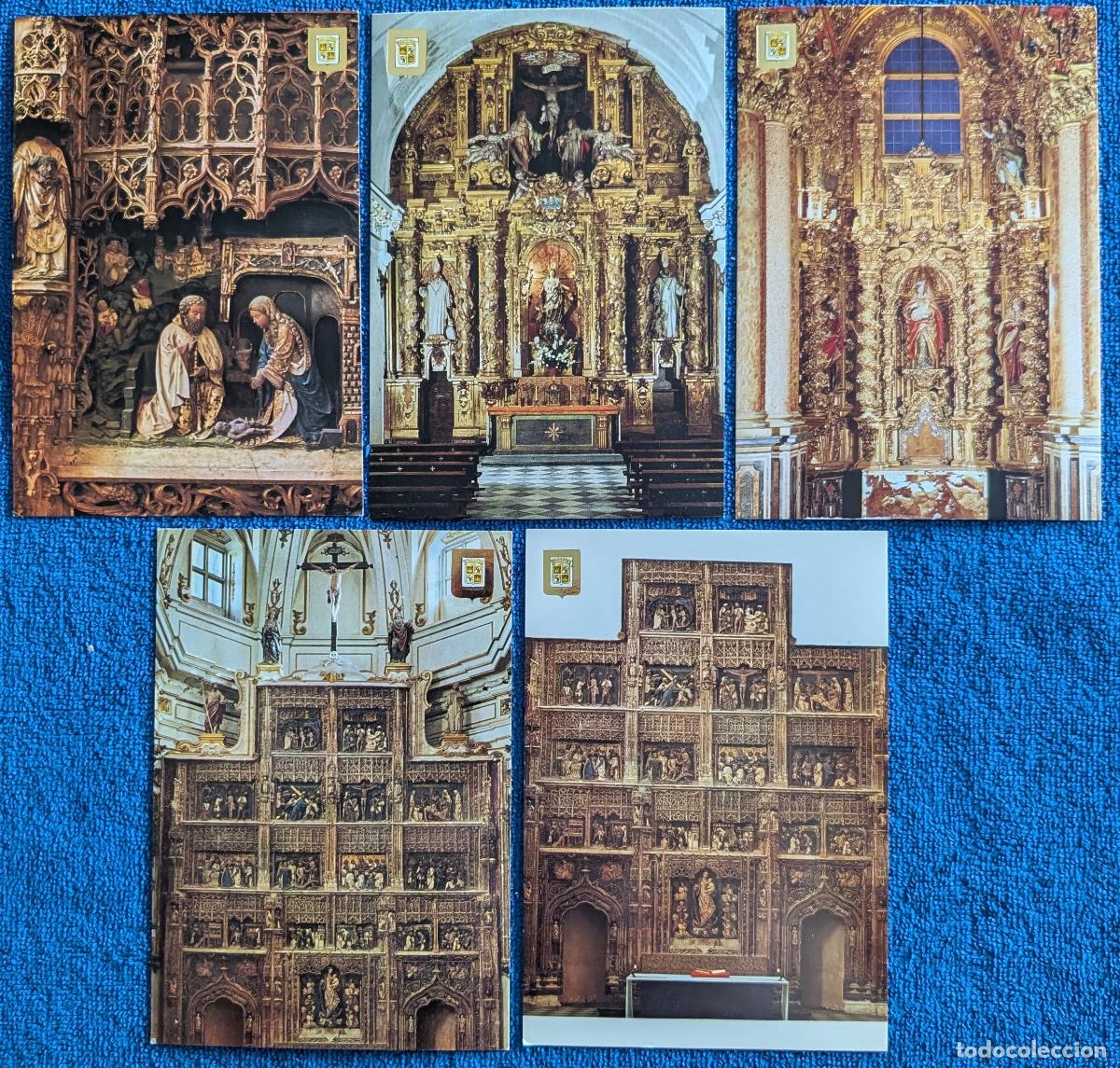 Postales: Lote de 5 postales del Monasterio de Santa Mar&iacute;a de El Paular (A&ntilde;os 60)
