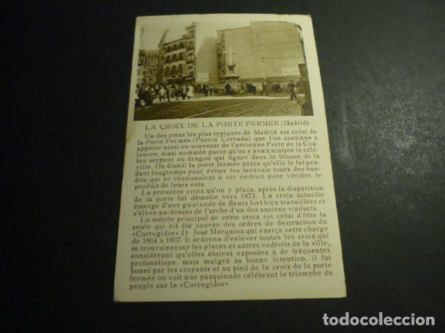 Postkarten: MADRID LA CRUZ DE PUERTA CERRADA POSTAL CON PUBLICIDAD ALMACENES SANTA BARBARA