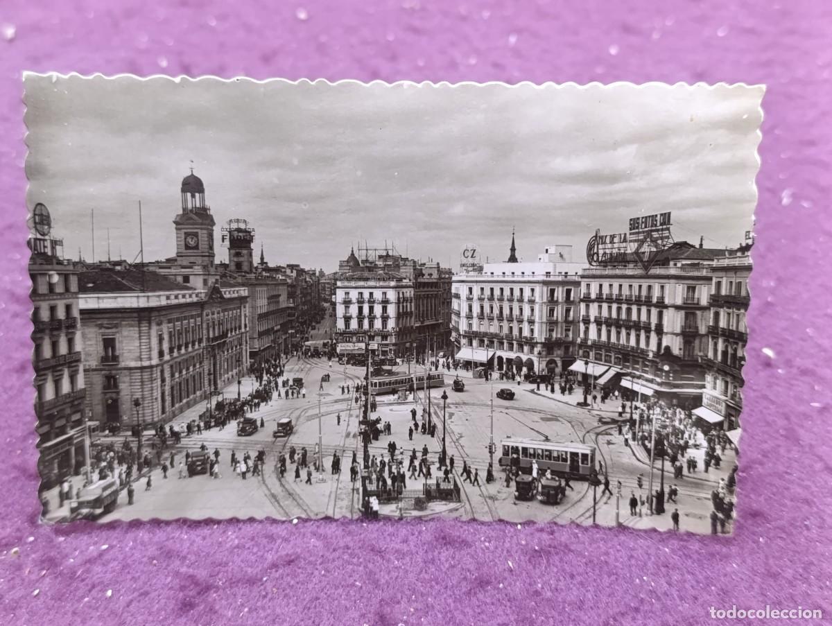 Postales: Antigua Postal en b/n, Madrid, Puerta del Sol, Garc&iacute;a Garrabella