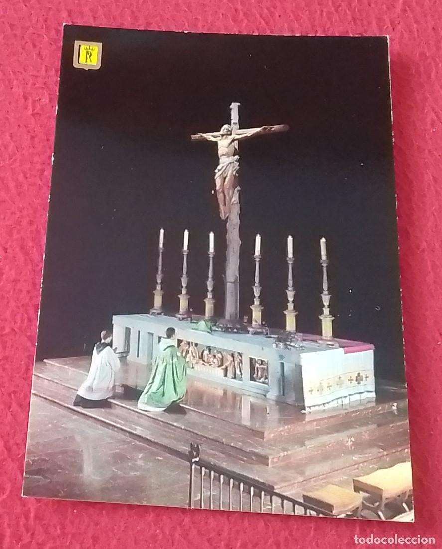 Postales: POSTAL POST CARD SANTA CRUZ DEL VALLE DE LOS CAIDOS BAS&Iacute;LICA DETALLE ALTAR MAYOR..FRANQUISMO FRANCO.