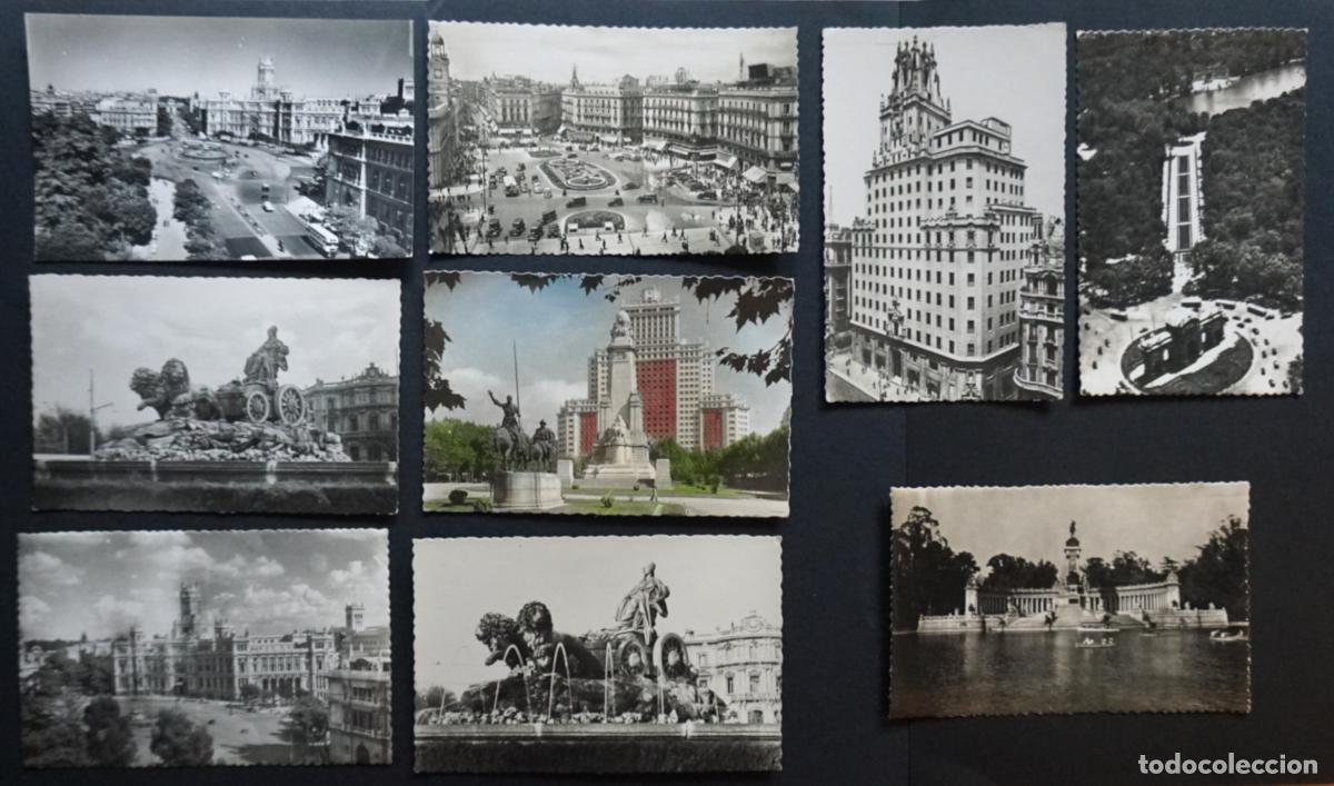Postales: 9 postales de Madrid sin circular editadas en los a&ntilde;os 40 y 50.