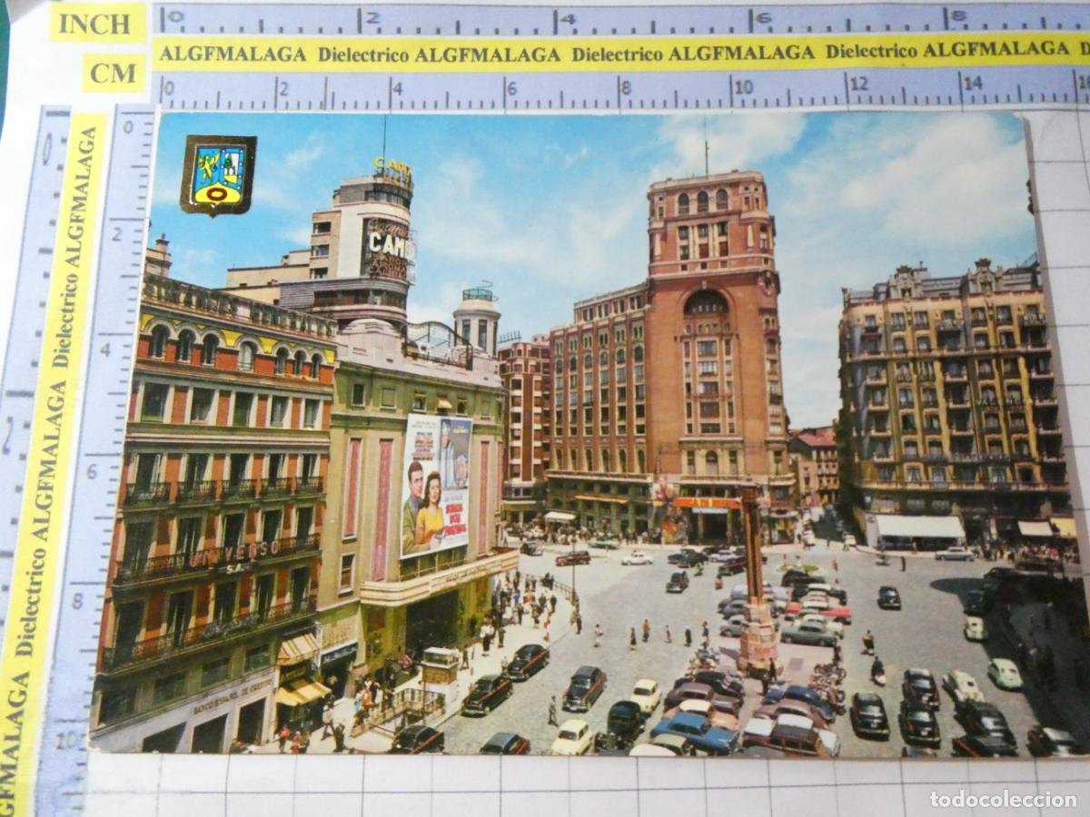 Postales: POSTAL DE MADRID. A&Ntilde;O 1964. PLAZA DE CALLAO. COCHES 6 ESCUDO ORO. 719