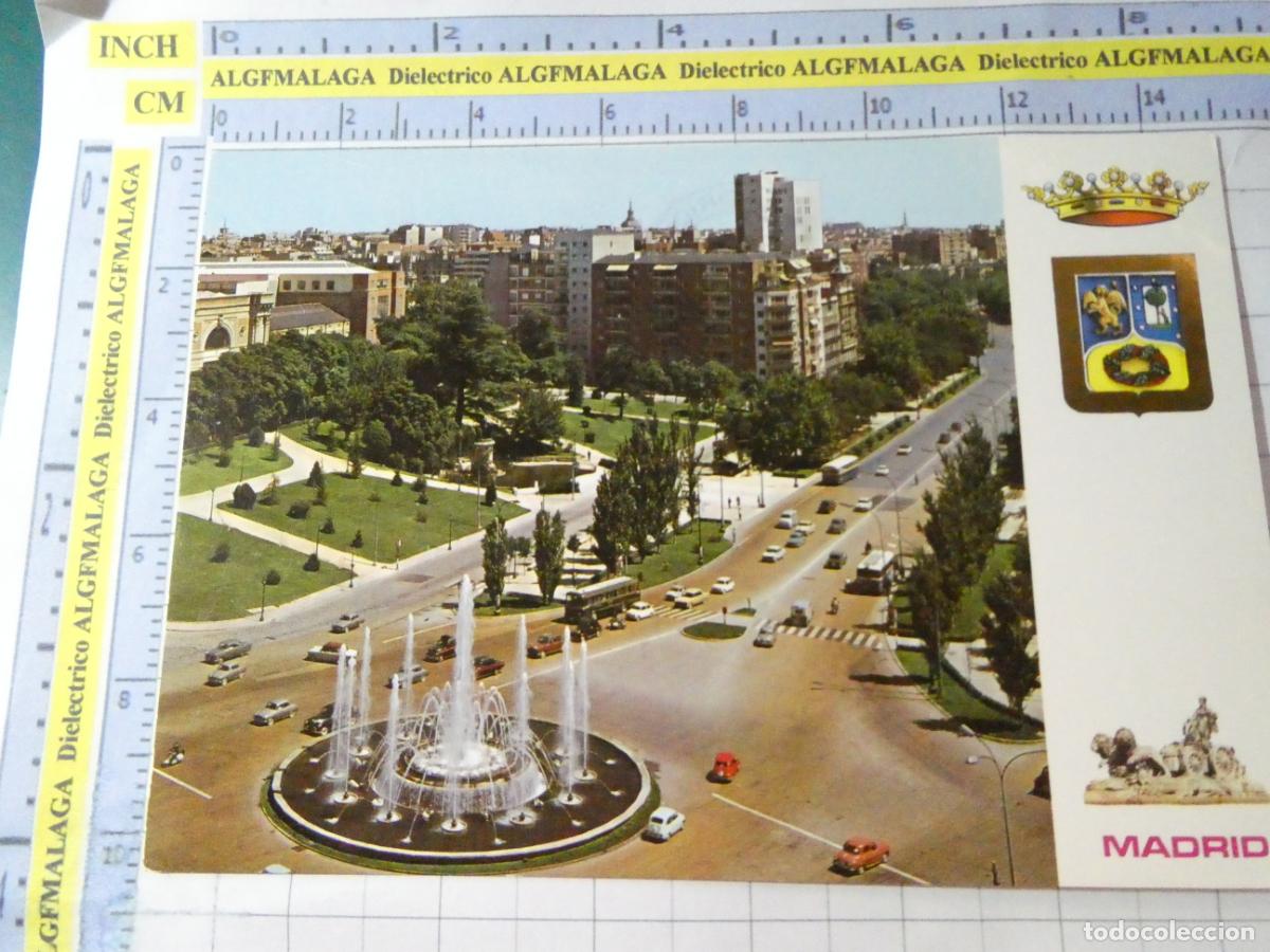 Postales: POSTAL DE MADRID. A&Ntilde;O 1968. PLAZA DE SAN JUAN DE LA CRUZ PASEO DE LA CASTELLANA 14 DE LUXE. 724