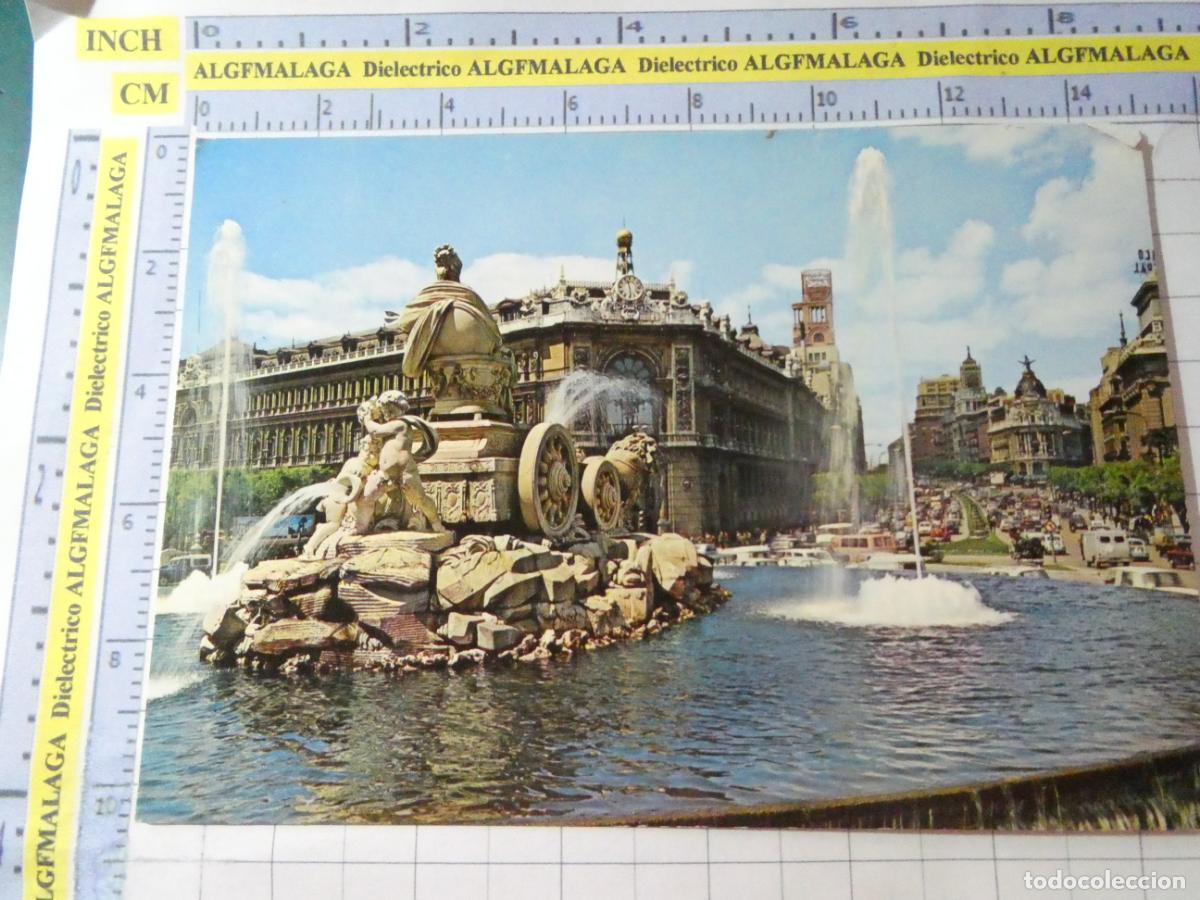 Postales: POSTAL DE MADRID. A&Ntilde;O 1969. FUENTE DE LA CIBELES PHILIPS 230 GARRABELLA. 732